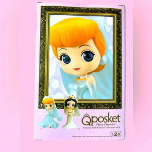 Disney x  QPosket - Dreamy Style Glitter Collection - Cinderella - BNIB 🩵🥿